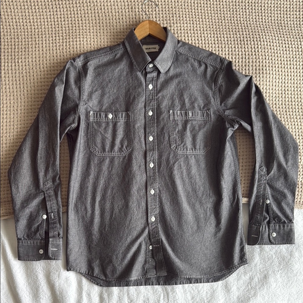 The California in Charcoal Everyday Chambray - XL 44